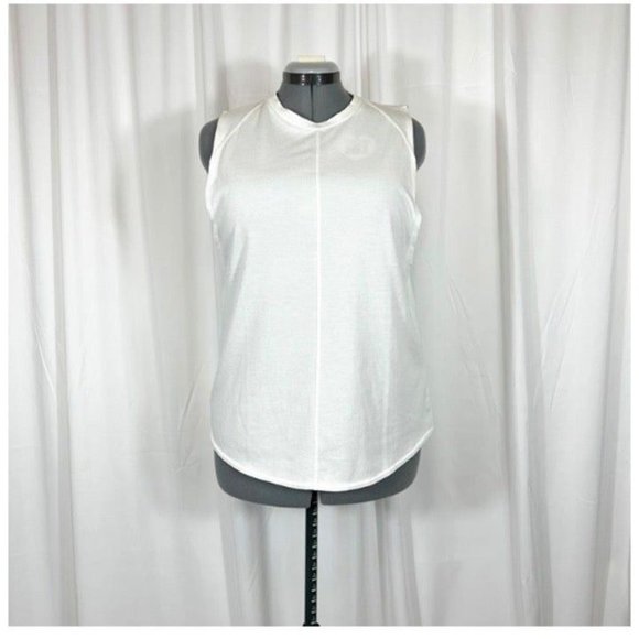 Adidas NWT Sz S White Women's Karlie Kloss Run Primeblue Loose Tank Top - Picture 2 of 5